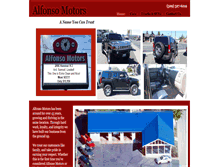 Tablet Screenshot of alfonsoautosales.com